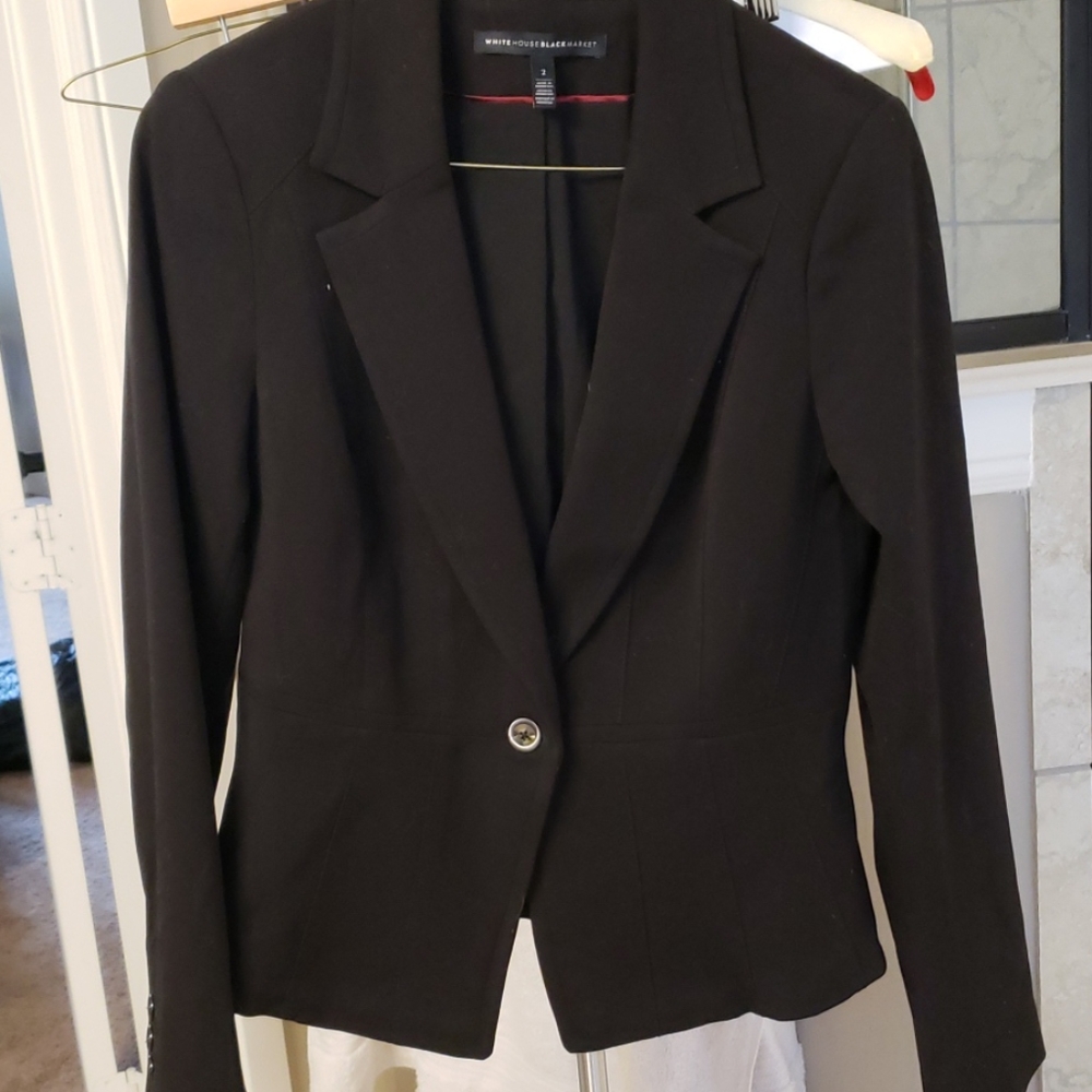 Classic Blazer Nipped Waist Career Casual